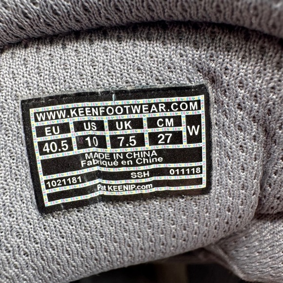 Keen Venture Waterproof Hiking Boots Womens 10 Gray Knit Trail Outdoor Shoes main image 15